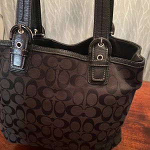 Black Coach shoulder bag vintage